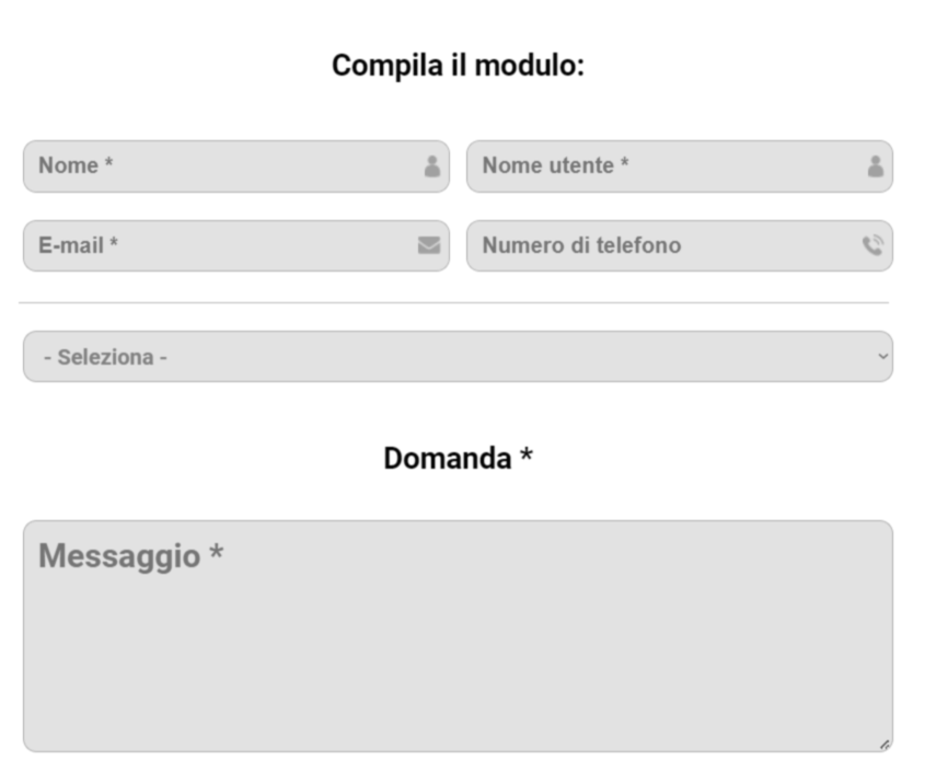 Modulo di feedback